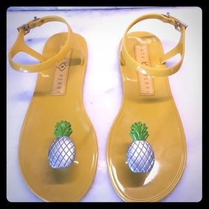 Katy Perry Brand new scented Pineapple Sandals!